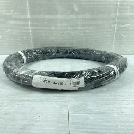  富士電線工業 S-VCTF2X4芯 20ｍ 耐熱ソフトビニルキャプタイヤ丸型コード 未使用品 S-VOTF2 ブラック