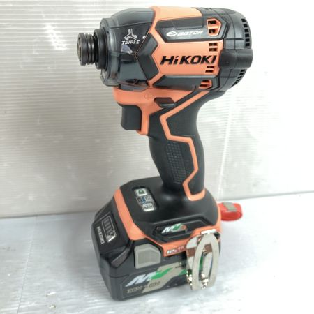  HiKOKI ハイコーキ 36V コードレスインパクトドライバ (バッテリ2個・充電器・ケース付）※PSEマークあり WH36DC2XPS(CS) コーラルストーン
