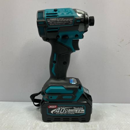 MAKITA マキタ 40V 充電式インパクトドライバ TD002GRDX ブルー