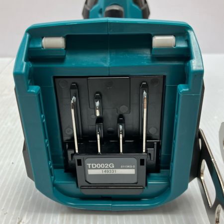 MAKITA マキタ 40V 充電式インパクトドライバ TD002GRDX ブルー