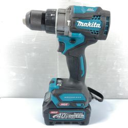 ＊＊ MAKITA マキタ 40Vmax 充電式震動ドライバドリル バッテリ1個付属 充電器なし PSEマークあり HP001G ブルー Bランク
