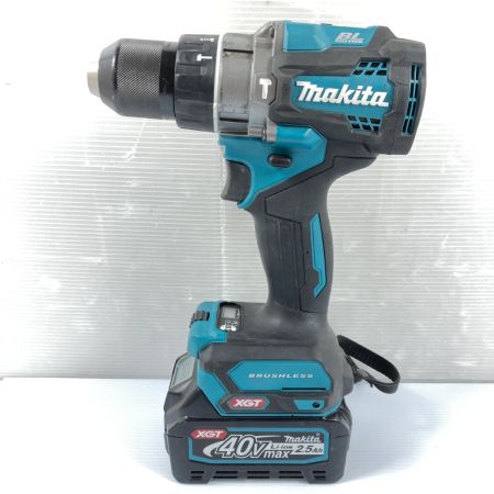  MAKITA マキタ 40Vmax 充電式震動ドライバドリル バッテリ1個付属 充電器なし PSEマークあり HP001G ブルー