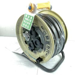 ＊＊ HATAYA 100v 30m サンタイガーレインボーリール 屋外用 漏電遮断器付 BX-301K カーキ Sランク