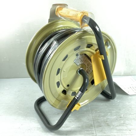  HATAYA 100v 30m サンタイガーレインボーリール 屋外用 漏電遮断器付 BX-301K カーキ