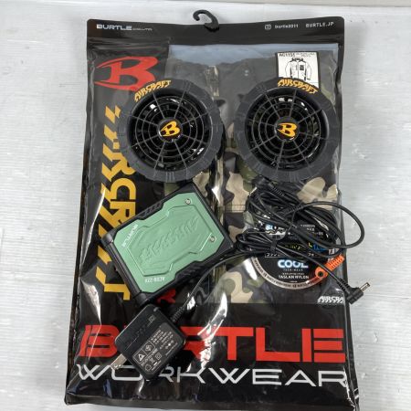  KYOCERA/BURTLE ファン空調服 バッテリ&ＡＣアダプタ セット サイズ3XL PSEマークあり AC1151/AC08-22V マーリン