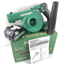 ＊＊ HiKOKI ハイコーキ 18V コードレスブロワ バッテリ1個付 (充電器なし）ブロワPSEマークあり RB18DC グリーン Aランク