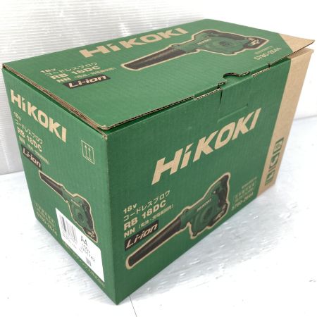  HiKOKI ハイコーキ 18V コードレスブロワ バッテリ1個付 (充電器なし）ブロワPSEマークあり RB18DC グリーン