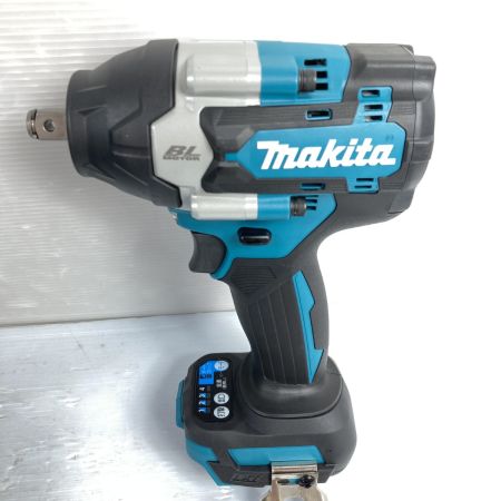  MAKITA マキタ 18V 充電式インパクトレンチ (バッテリ2個・充電器・ケース付) PSEマークあり  (1) TW700DRGX ブルー