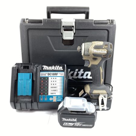 MAKITA マキタ 18V 充電式インパクトドライバ (バッテリ2個・充電器・ケース付）PSEマークあり TD173DRGX オリーブ
