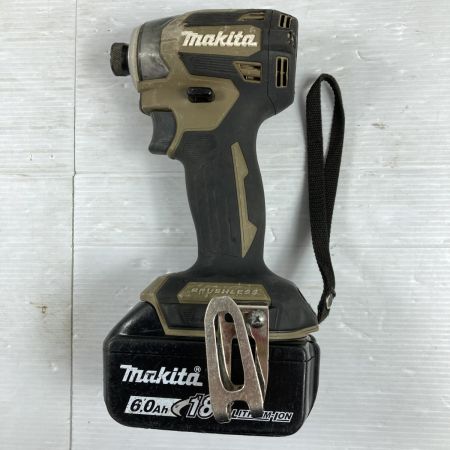  MAKITA マキタ 18V 充電式インパクトドライバ (バッテリ2個・充電器・ケース付）PSEマークあり TD173DRGX オリーブ