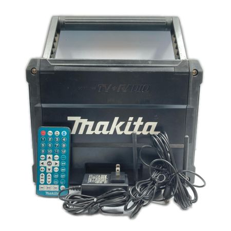  MAKITA マキタ 10.8v/14.4v/18v Bluetooth 充電式ラジオ付テレビ  リモコン・ACアダプター付 TV100 ブルー