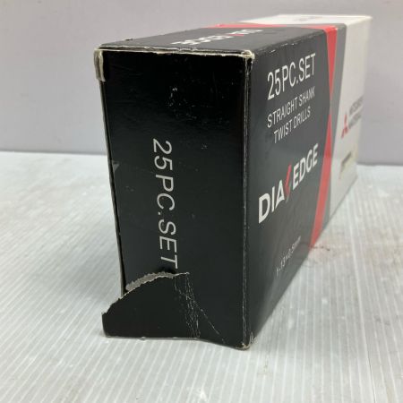MITSUBISHI ミツビシ 鉄工用 ハイスドリルセット SET25 ブラック