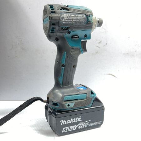  MAKITA マキタ 18v 6.0Ah 充電式インパクトドライバ ※PSEマーク有あり TD171DRGX ブルー