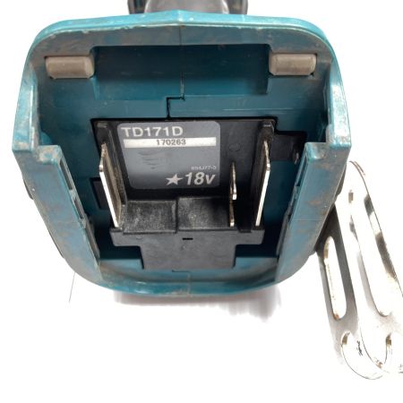  MAKITA マキタ 18v 6.0Ah 充電式インパクトドライバ ※PSEマーク有あり TD171DRGX ブルー