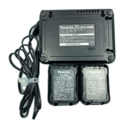  MAKITA マキタ 10.8v 16mm 充電式ハンマドリル SDSシャンクプラス バッテリ2個・充電器付 ※PSEマークあり HR166D ブルー