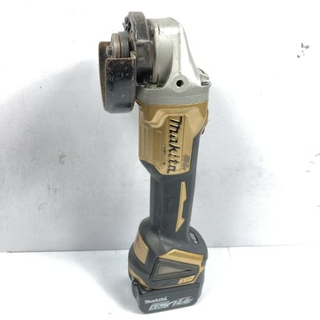  MAKITA マキタ 14.4V 100mm コードレスディスクグラインダ （バッテリ2個・充電器・ケース付）PSEマークあり GA403D ゴールド