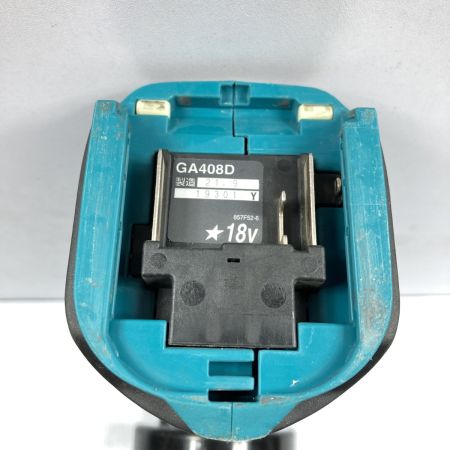  MAKITA マキタ 18V 100mm 充電式ディスクグラインダ (バッテリ2個・充電器・ケース付）PSEマークあり GA408D ブルー