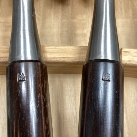   のみ 鑿「菊弘丸」金象眼龍彫入 黒檀柄 越後國三条住人 永桶昭三/扇田重勝作 15本組 桐箱入り