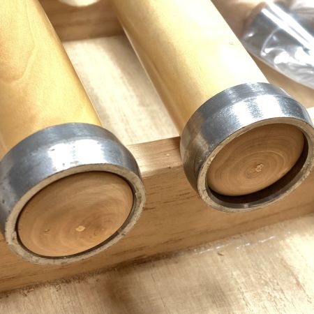   のみ 鑿「菊弘丸」金象眼龍彫入 越後國三条住人 永桶昭三/扇田重勝作 15本組 桐箱入り