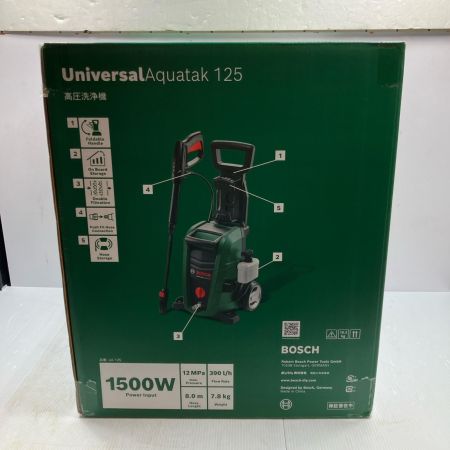  BOSCH ボッシュ 100V 1500W 高圧洗浄機 UA125 グリーン