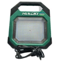 ＊＊ HiKOKI ハイコーキ 18v 1,000~10,000lm コードレスワークライト ACコード付 UB18DD グリーン×ブラック Cランク
