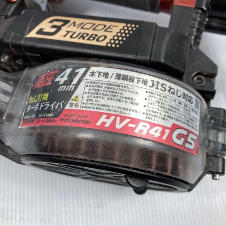  MAX マックス 25~41mm 高圧エアねじ打ち機 ターボドライバ ケース付 HV-R41G5 レッド