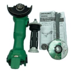 ＊＊ HiKOKI ハイコーキ 100mm 36v コードレスディスクグラインダ ※バッテリー/充電器なし G3610DA グリーン Cランク