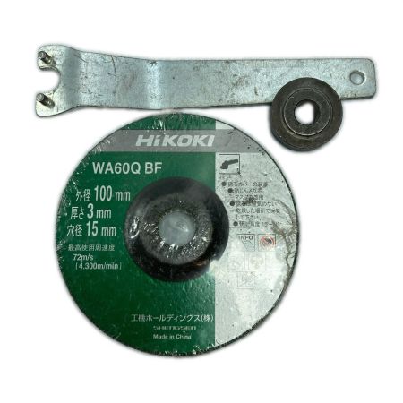  HiKOKI ハイコーキ 100mm 36v コードレスディスクグラインダ ※バッテリー/充電器なし G3610DA グリーン