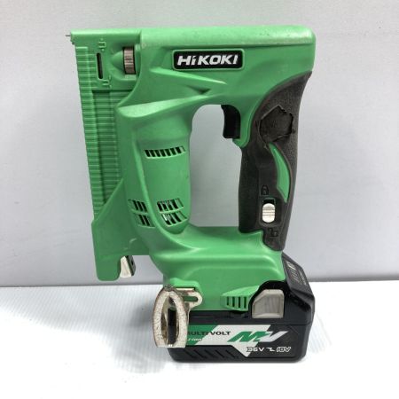  HiKOKI ハイコーキ 18V コードレスタッカ (充電器・充電池1個・ケース付) ※PSEマークあり N18DSL グリーン