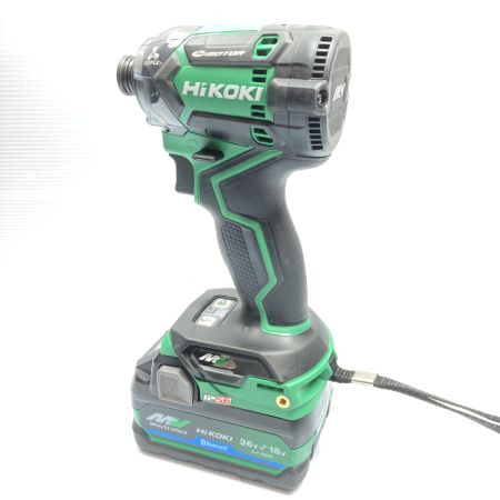  HiKOKI ハイコーキ 36v コードレスインパクトドライバ ※PSEマークあり WH36DC グリーン×ブラック