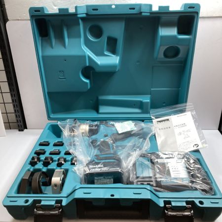  MAKITA マキタ 18V/6.0Ah 充電式圧着機 (充電器・充電池1個・ケース付) PSEマークあり (1) TC300DRG ブルー