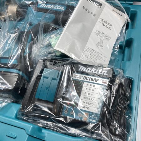  MAKITA マキタ 18V/6.0Ah 充電式圧着機 (充電器・充電池1個・ケース付) PSEマークあり (1) TC300DRG ブルー