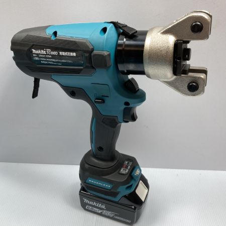  MAKITA マキタ 18V/6.0Ah 充電式圧着機 (充電器・充電池1個・ケース付) PSEマークあり (2)  TC300DRG ブルー