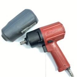 ＊＊ Snap-on スナップオン エアインパクトレンチ 差込角12.7mm カバー付 PT650J レッド Bランク