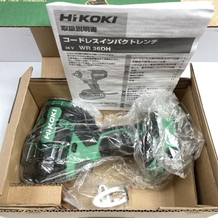  HiKOKI ハイコーキ 36v コードレスインパクトレンチ ※電池・充電器別売り 未使用品 WR36DH グリーン