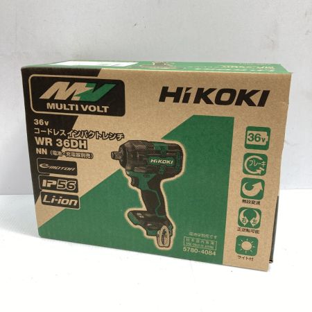  HiKOKI ハイコーキ 36v コードレスインパクトレンチ ※電池・充電器別売り 未使用品 WR36DH グリーン