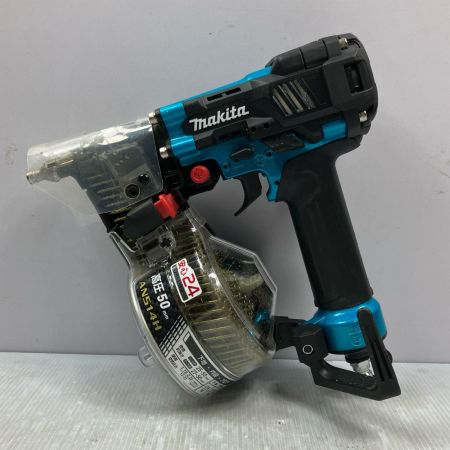 MAKITA マキタ 高圧 50mm エア釘打機 AN514H ブルー×ブラック