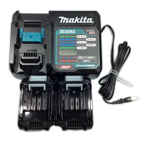  MAKITA マキタ 40v 2.5Ah 165mm 充電式マルノコ バッテリ2個・充電器付 ※PSEマークあり HS001GRDX ブラック