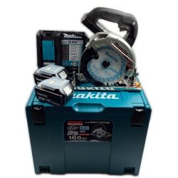＊＊ MAKITA マキタ 18v6.0Ah 165mm 充電式マルノコ バッテリ２個・充電器付 ※PSEマークあり HS631DGXSB ブラック Sランク