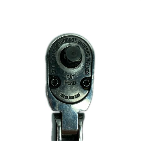  Snap-on スナップオン Snap-on 3/8 コンパクトフレックスヘッドラチェット FCF72 シルバー