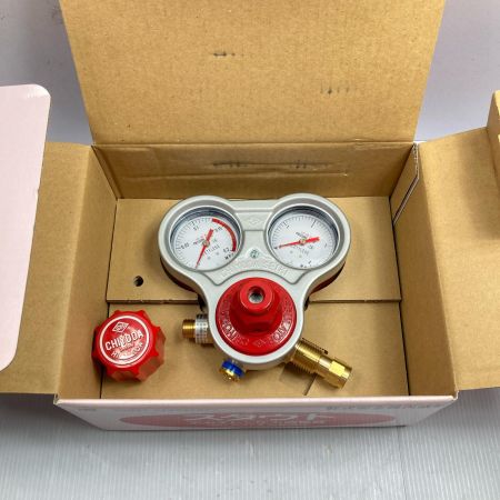  CHIYODA アセチレン圧力調整器 乾式安全器内蔵型 未使用品(5)
