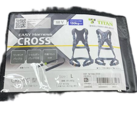  TITAN Ｌサイズ フルハーネス墜落制止用器具 未使用品(5) CRH-9C ブラック