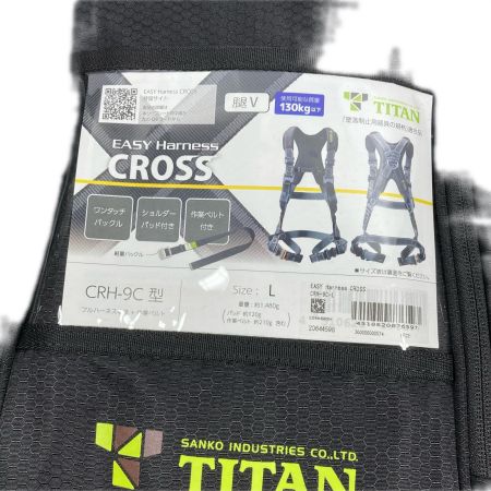  TITAN Ｌサイズ フルハーネス墜落制止用器具 未使用品(6) CRH-9C ブラック