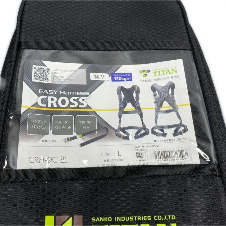  TITAN Ｌサイズ フルハーネス墜落制止用器具 未使用品(7) CRH-9C ブラック