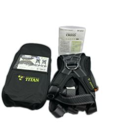 ＊＊ TITAN Ｌサイズ フルハーネス墜落制止用器具 未使用品(8) CRH-9C ブラック Sランク