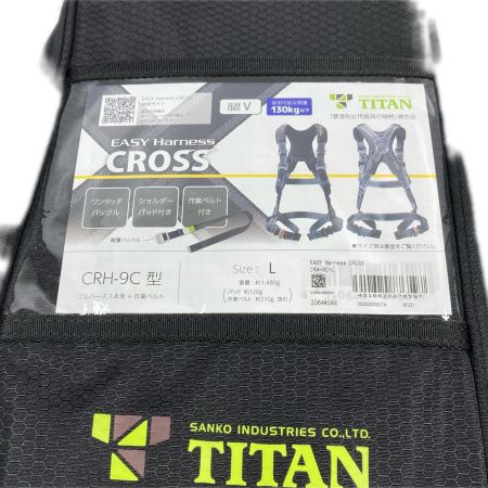  TITAN Ｌサイズ フルハーネス墜落制止用器具 未使用品(8) CRH-9C ブラック