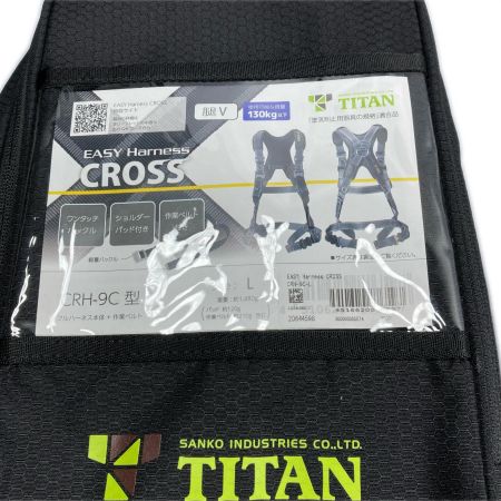 TITAN Lサイズ フルハーネス型墜落制止用器具 未使用品(9) CRH-9C ブラック