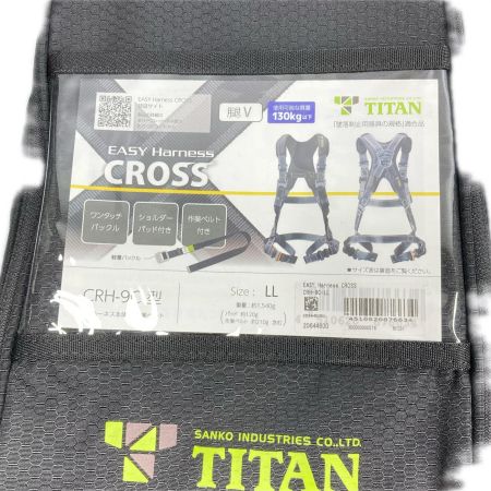  TITAN LLサイズ フルハーネス墜落制止用器具 未使用品(1) CRH-9C ブラック