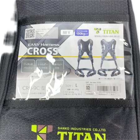  TITAN Ｌサイズ フルハーネス墜落制止用器具 未使用品(1) CRH-9C ブラック