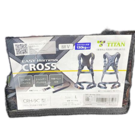  TITAN Ｌサイズ フルハーネス墜落制止用器具 未使用品(2) CRH-9C ブラック